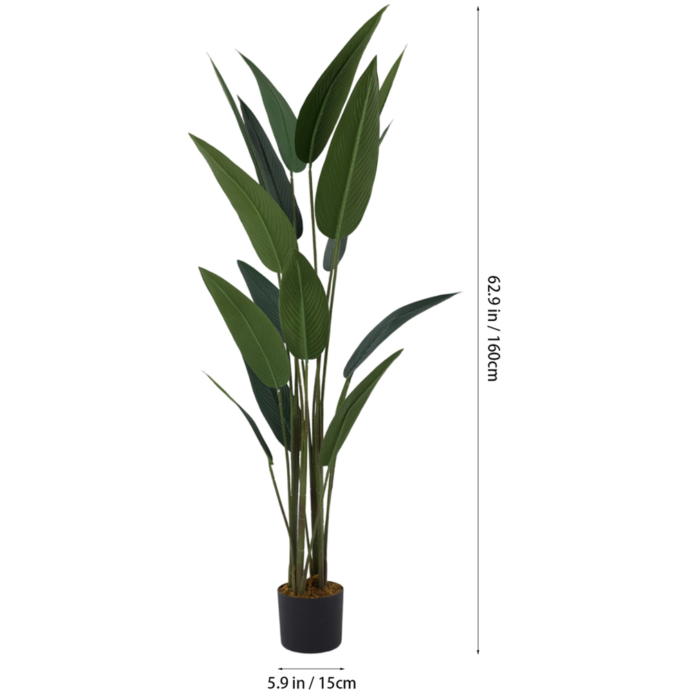 Living and Home Decorative Artificial Bird of Paradise Tree in Pot 160cm Image 7