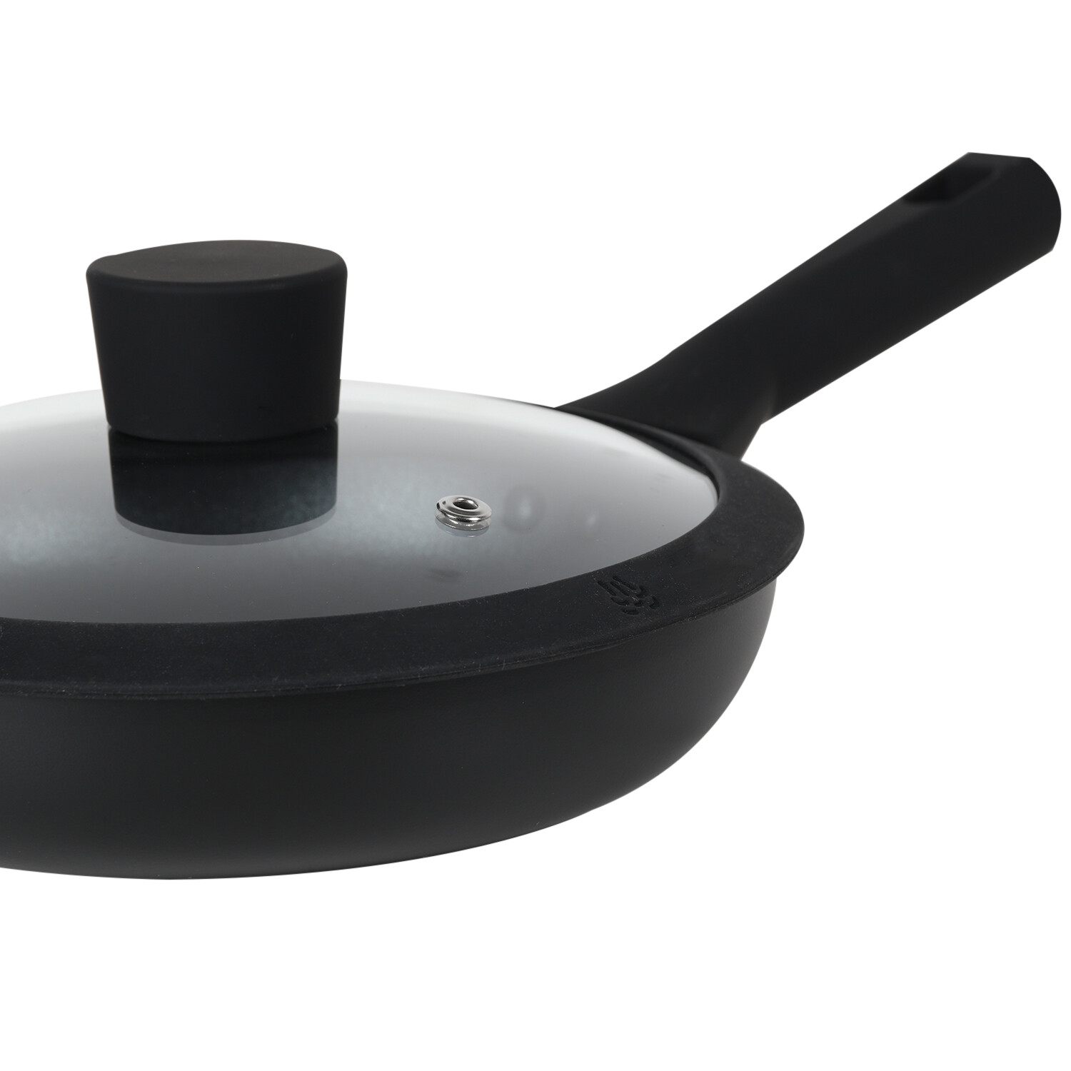 Soft Touch Non Stick Saucepan Set - Black / 20cm Saucepan Image 20