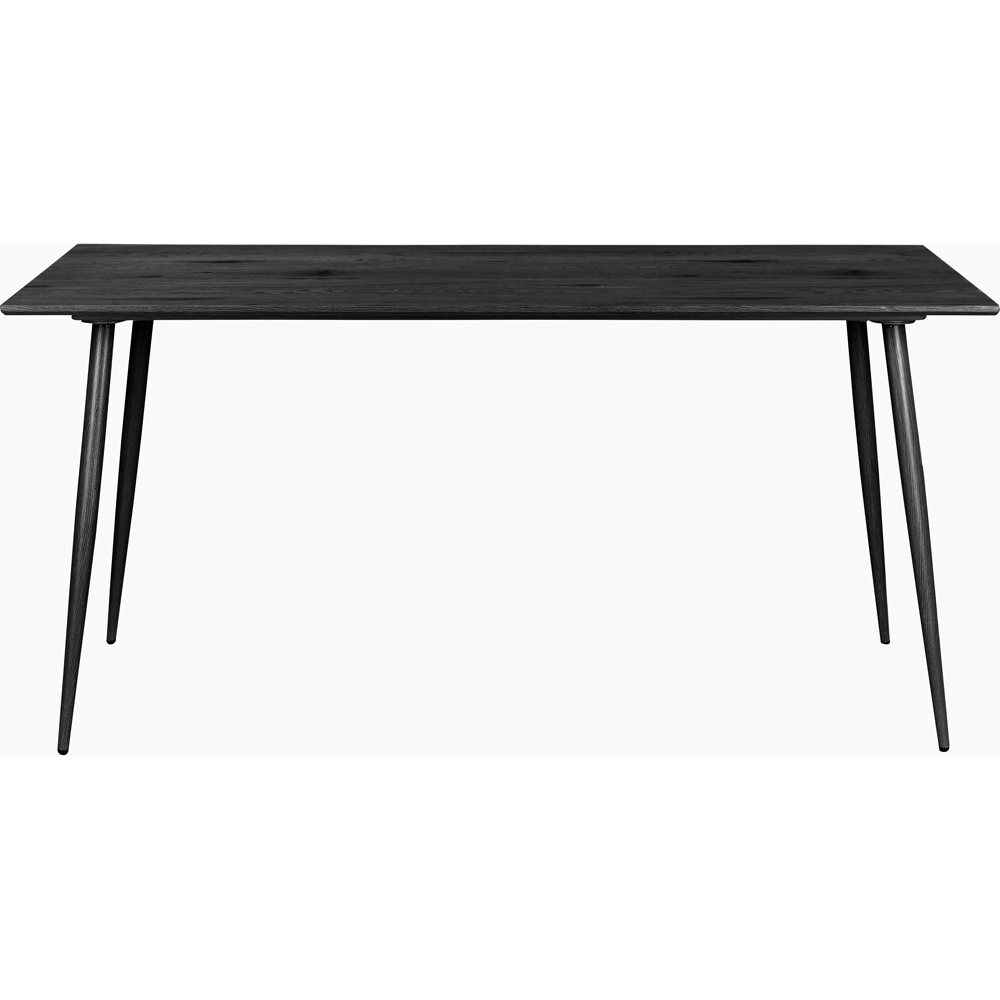 Loft24 Monza 6 Seater Black Rectangular Dining Table Image 3