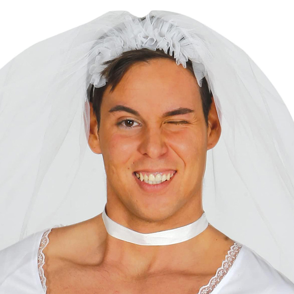 Fiestas Guirca White Male Bride Costume Large 52 to 54 Years Image 3