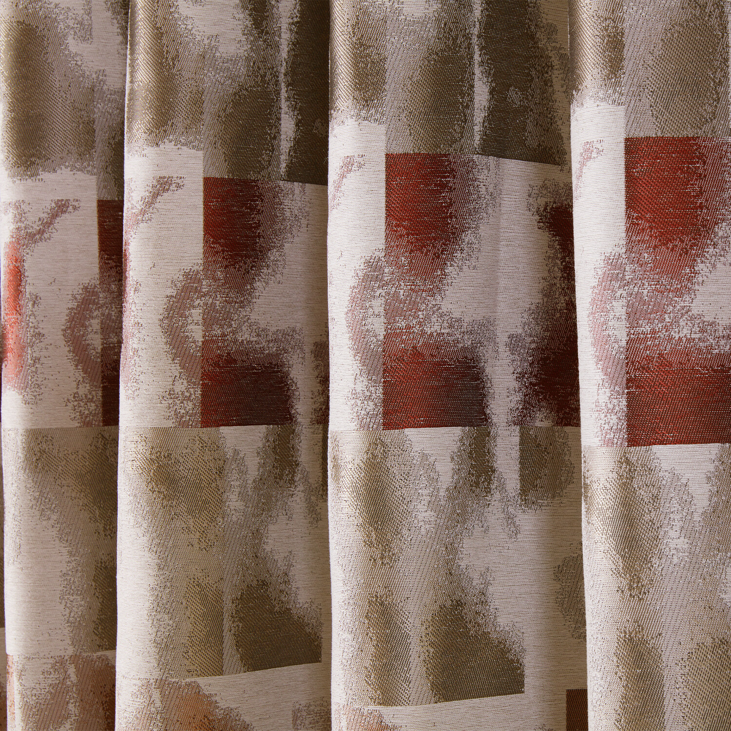 Maddox Geo Jacquard Curtain Multicolour 229cm 168cm Image 4