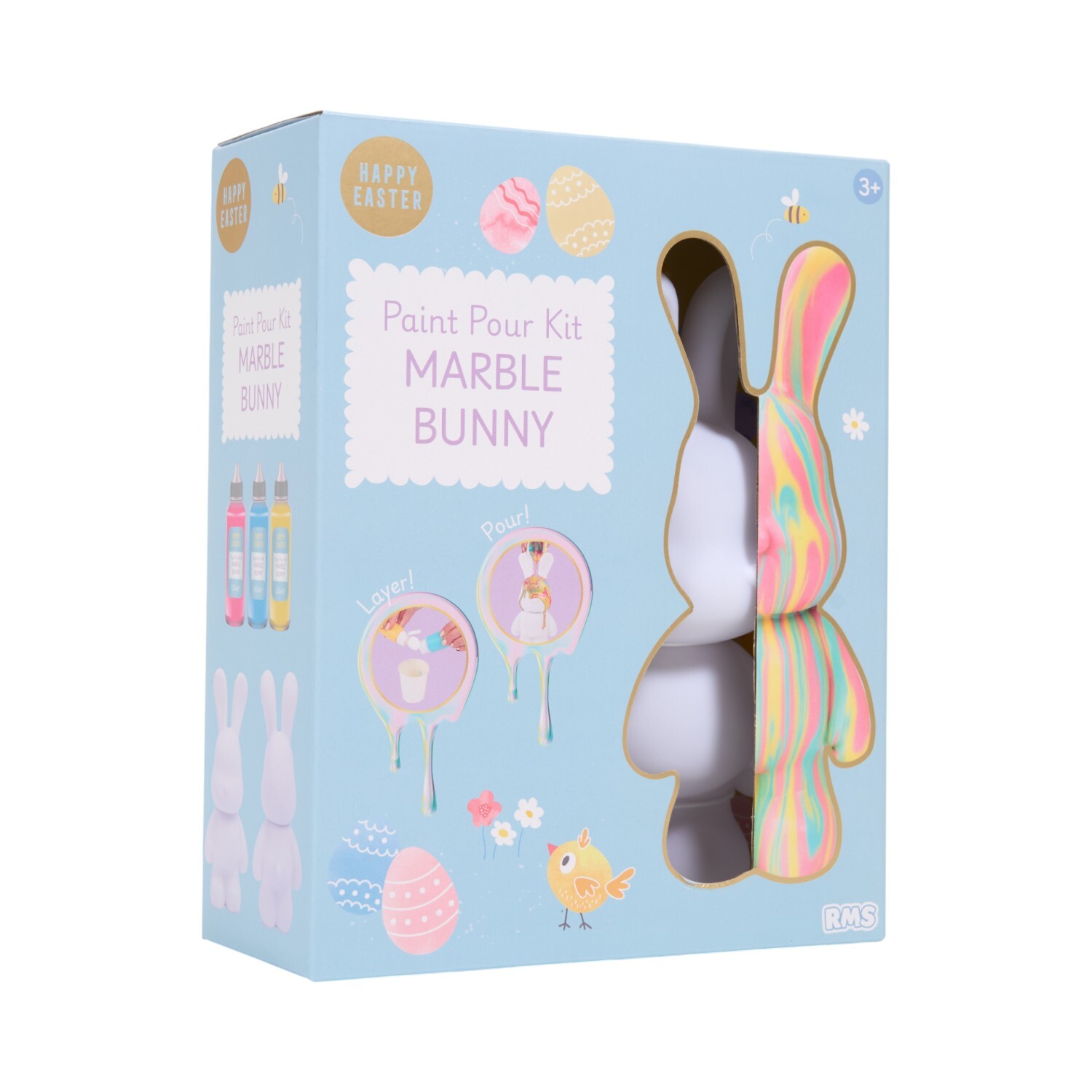 Marble Bunny Paint Pour Kit Image 2