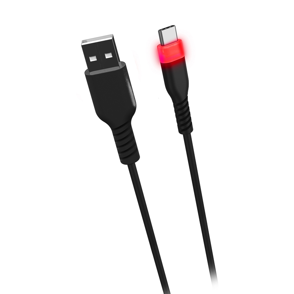Subsonic Raiden Pro Black PS5 and Xbox Series Controller USB Type C LED Charging Cable 3m Image 1
