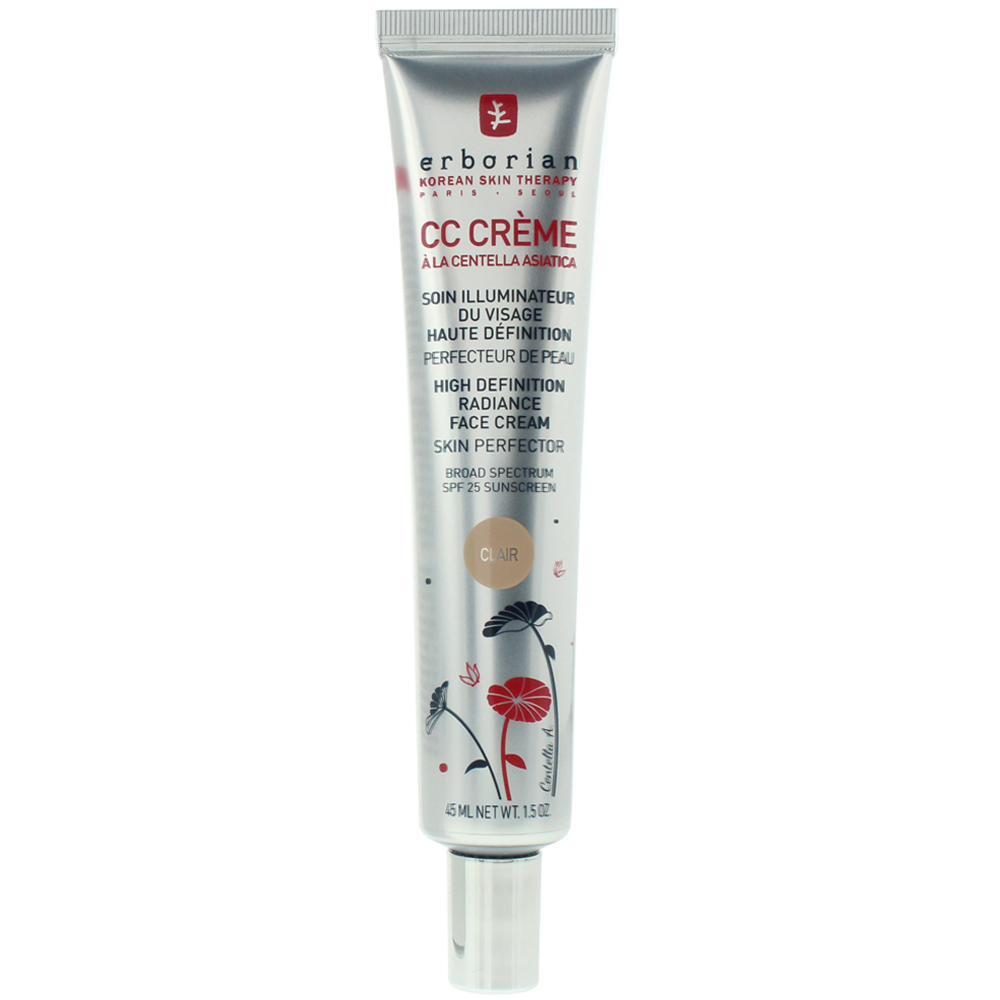 Erborian CC Creme Clair High Definition Radiance Face Cream SPF25 45ml Image 1