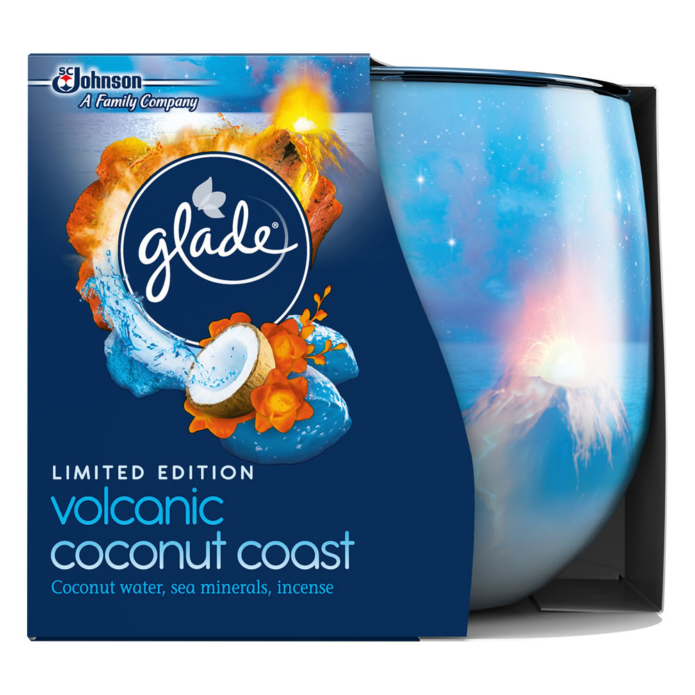Glade Candle Limited Edition Volcanic Coconut Coast 4oz Image