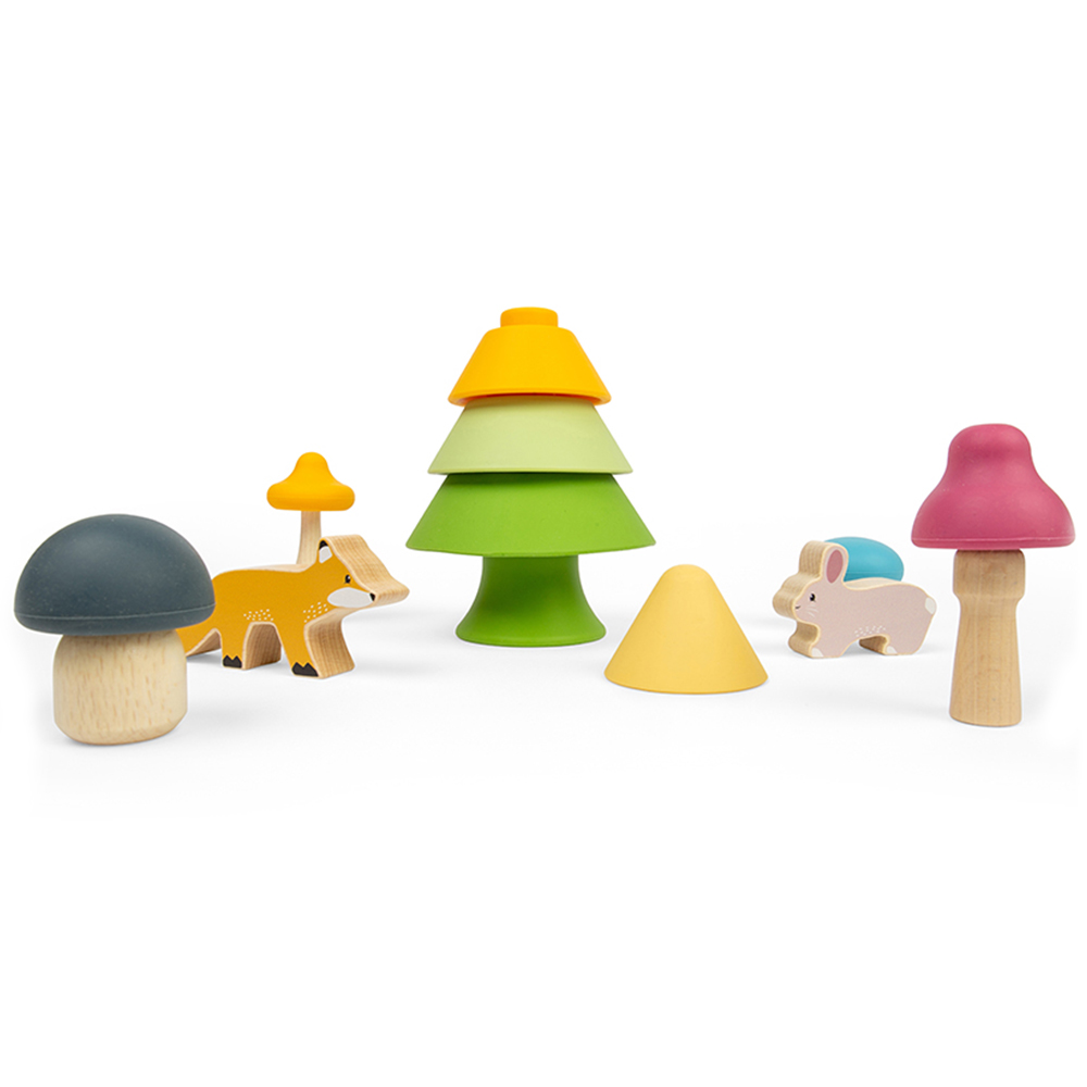 Bigjigs Toys Forest Friends Playset Multicolour Image 4