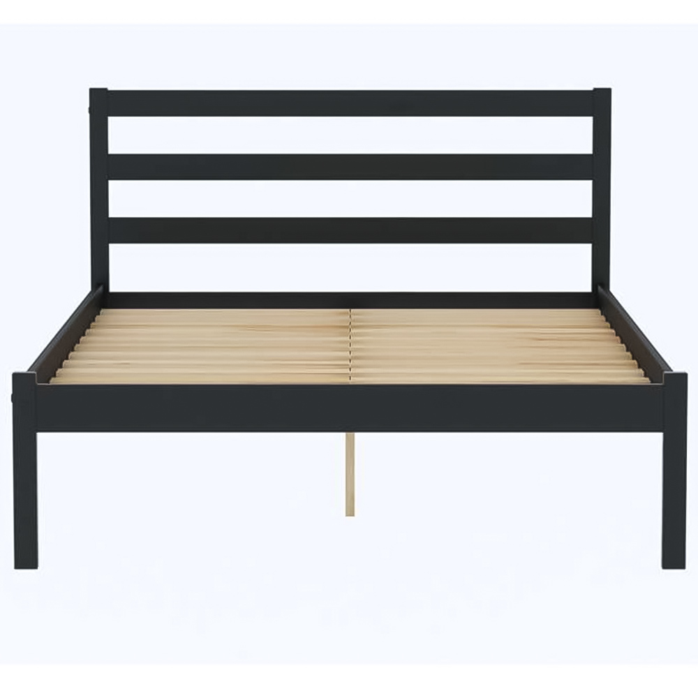 Luka Small Double Black Bed Image 3