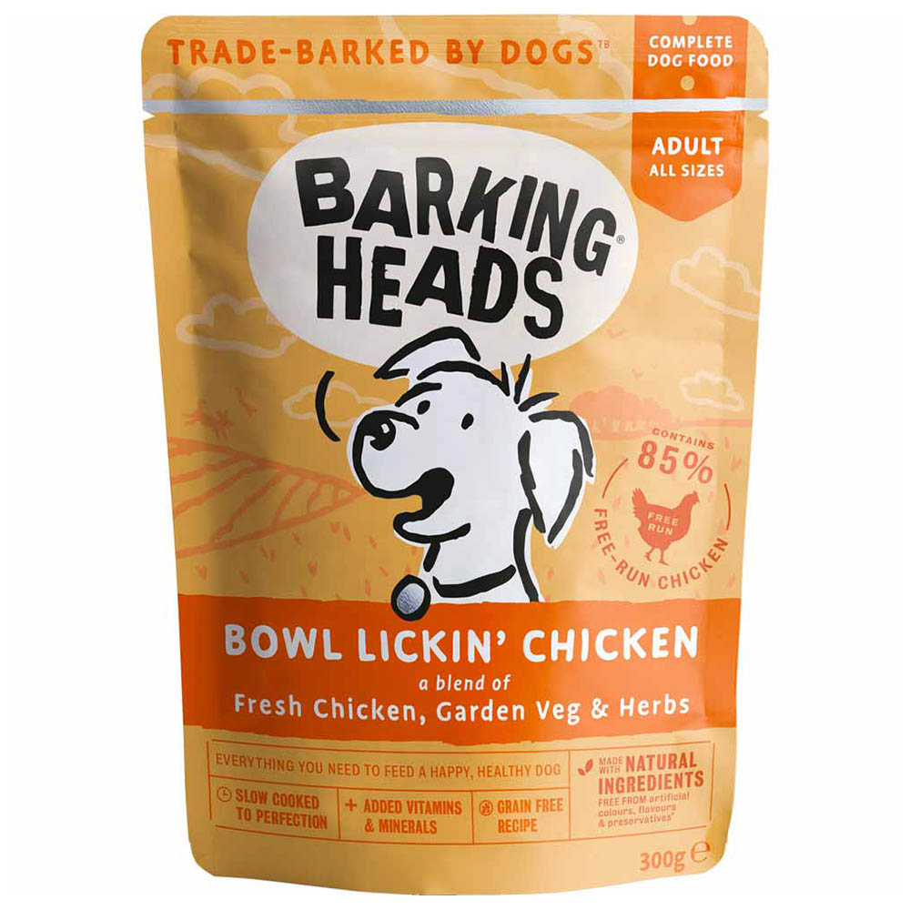 Barking Heads Bowl Lickin’ Chicken 300g Image 1