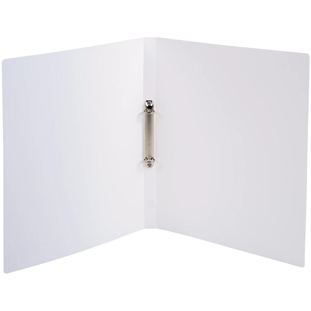 Exacompta Opak A4 White 2R Ring Binder with Label 15mm 20 Pack Image 2
