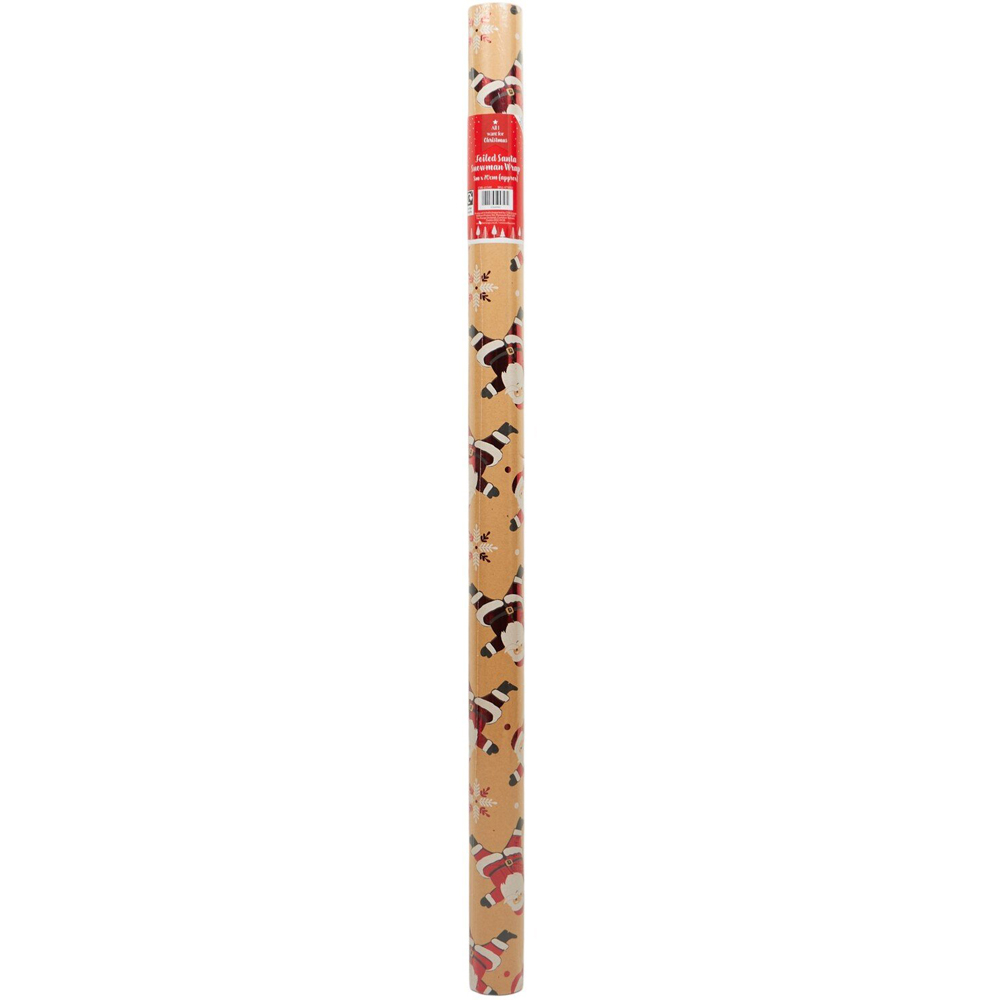 Foiled Santa or Snowman Gift Wrap Image 3