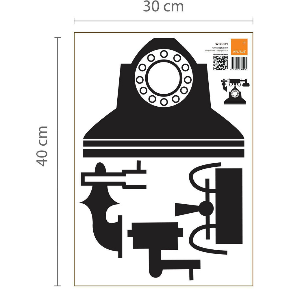 Walplus Phone Home Room Wall Sticker Image 4