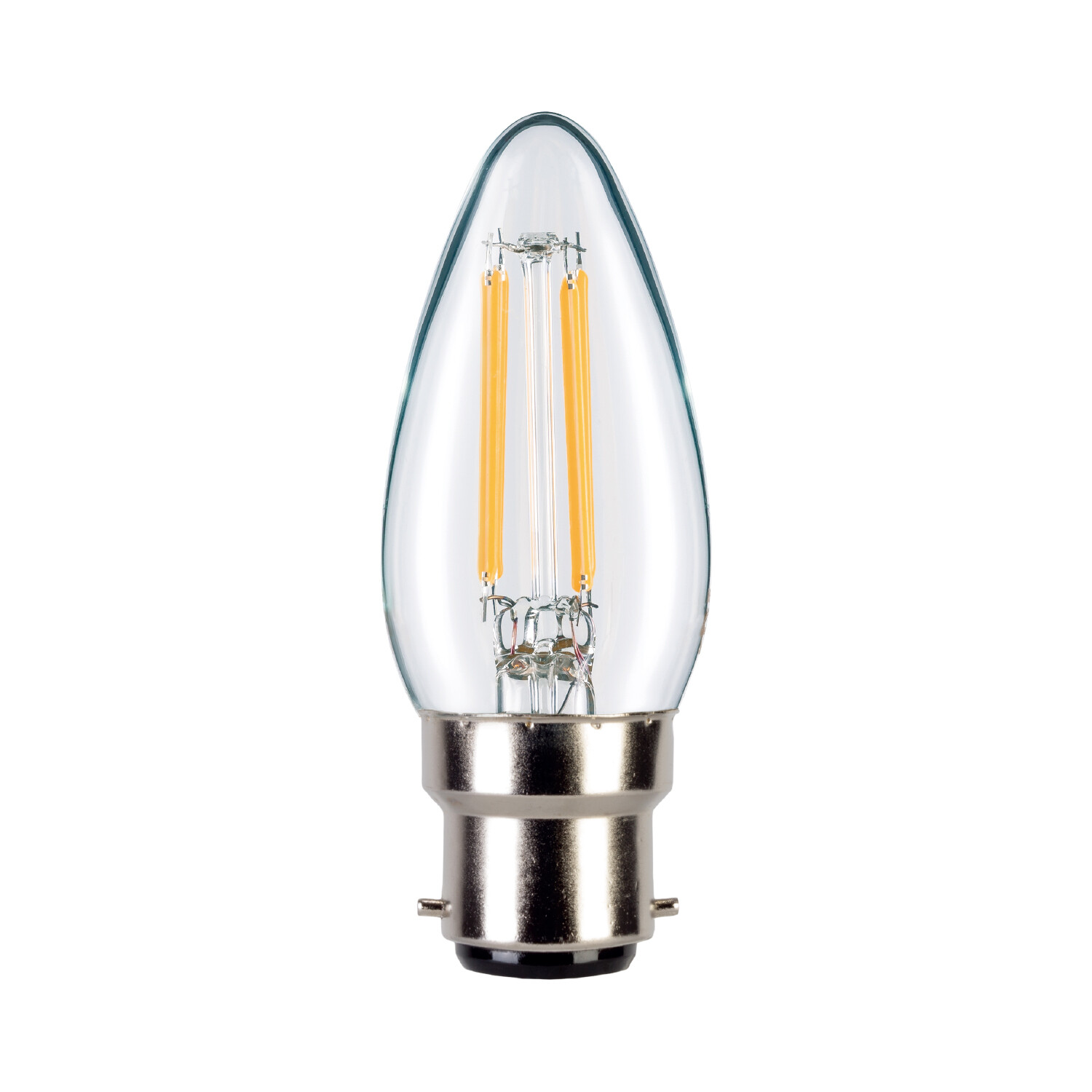 TCP Filament Candle 470L B22 Bulbs Warm White Image 2