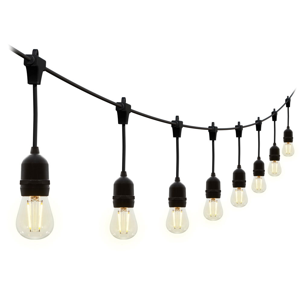 4lite Warm White Festoon Outdoor String Lamps 10m Image 2