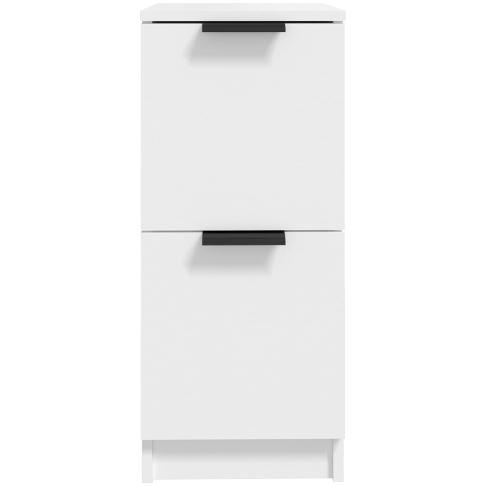 vidaXL 2 Door White Sideboard Set of 2 Image 4