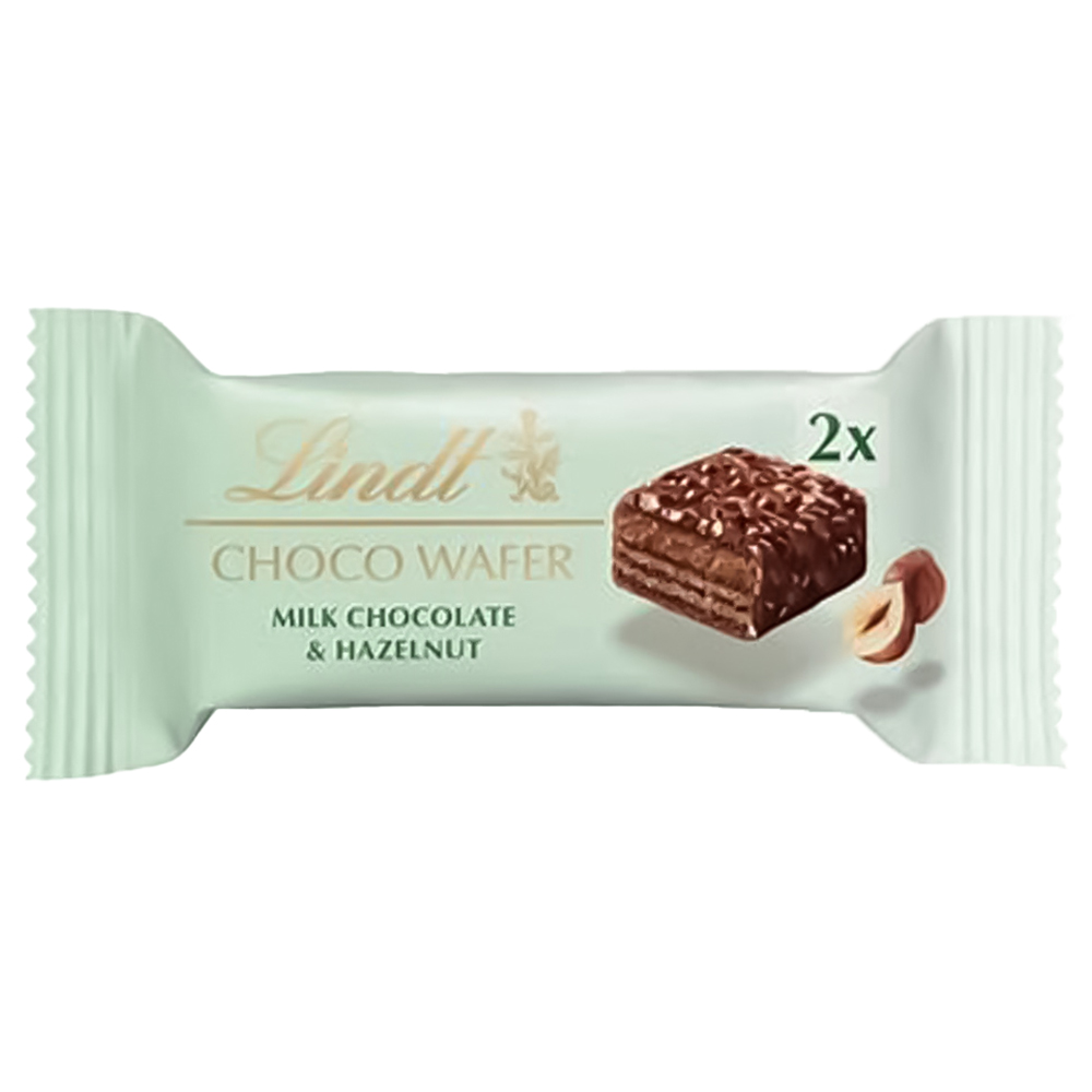 Lindt Choco Wafer Milk Chocolate and Hazelnut 30g Image