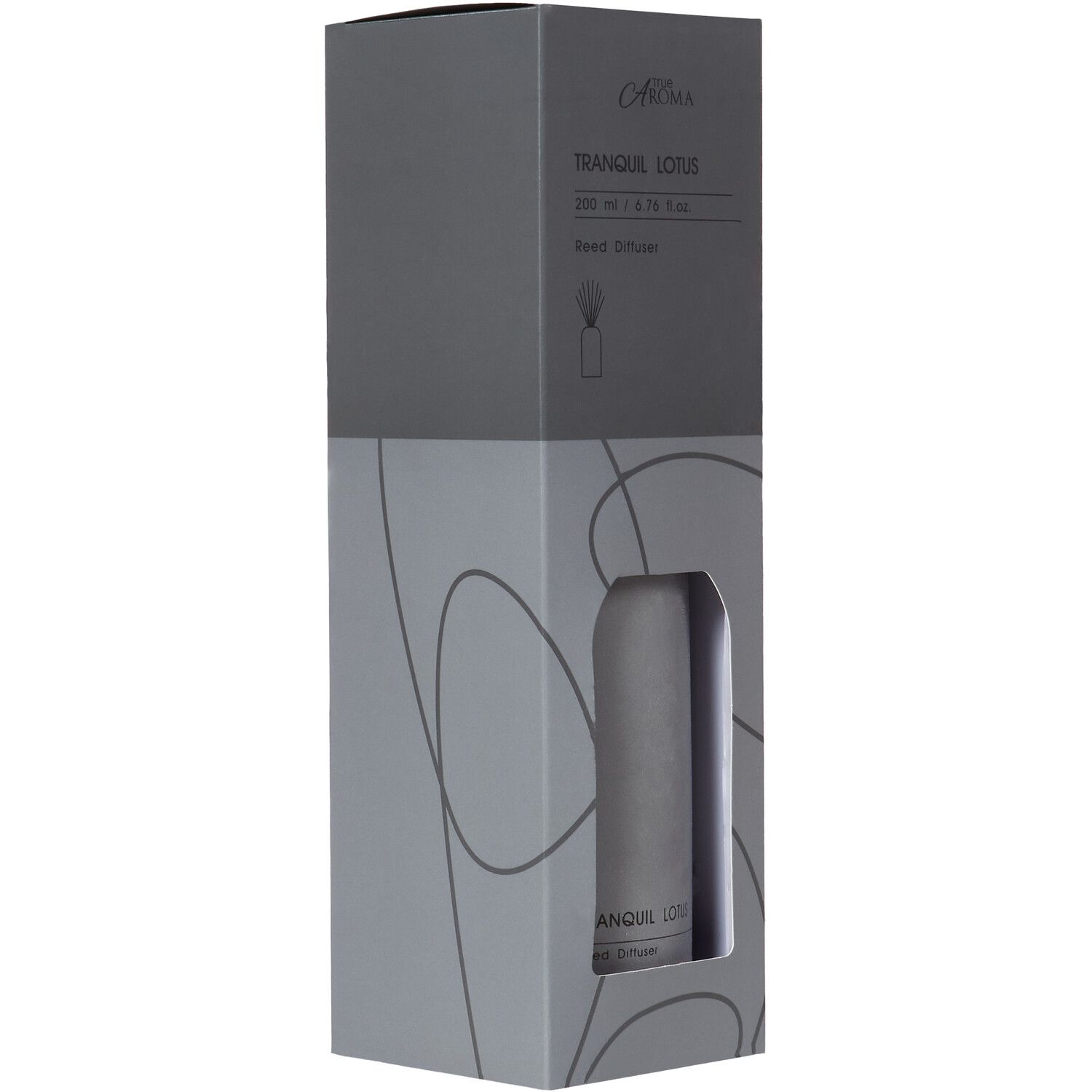 Tranquil Lotus Ceramic Diffuser - Grey Image 3
