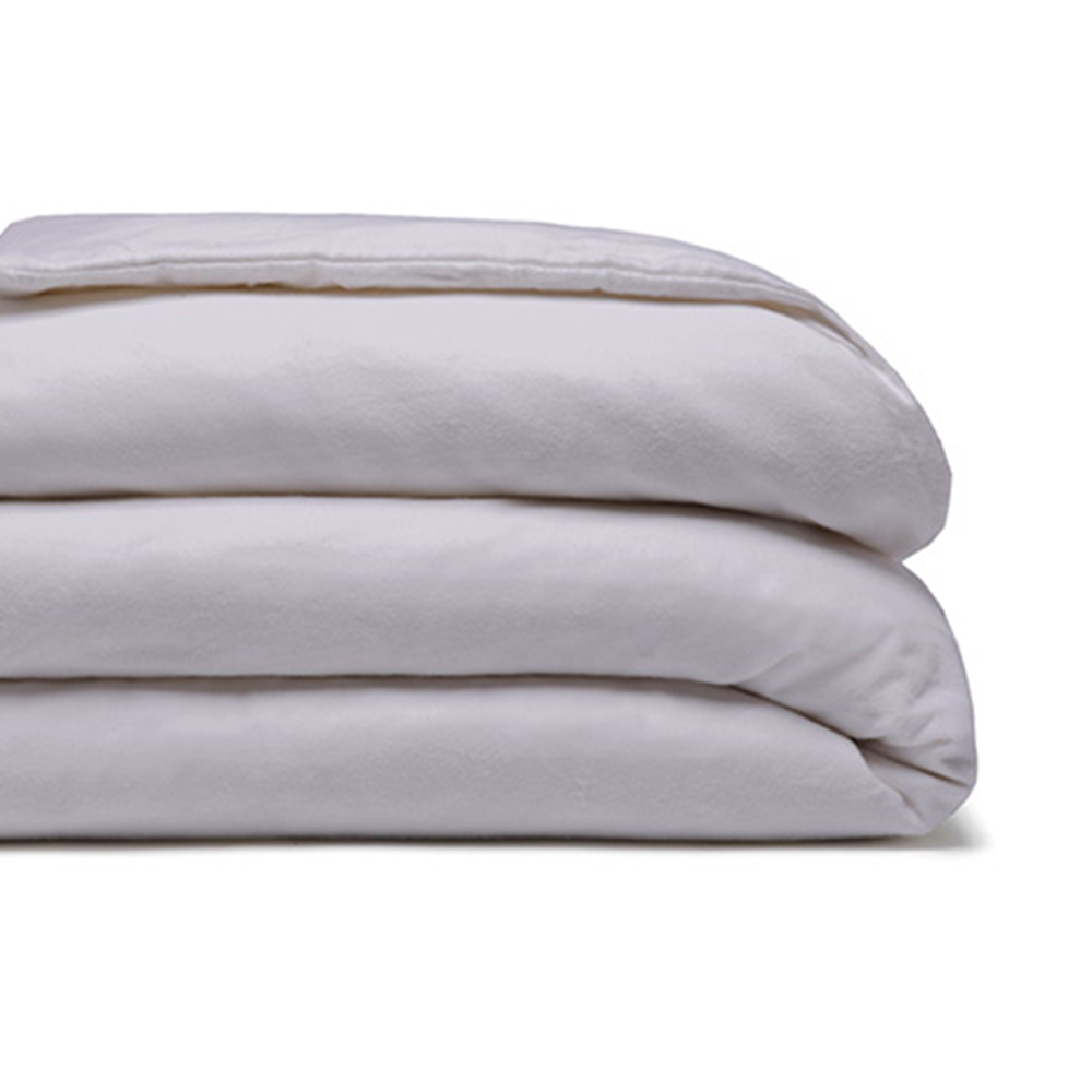 Serene Double Heather Brushed Cotton Duvet Cover Image 3