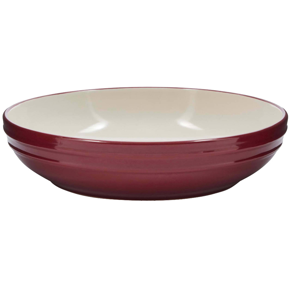 Barbary and Oak Set of 4 Bordeaux Red Pasta Bowls Image 1