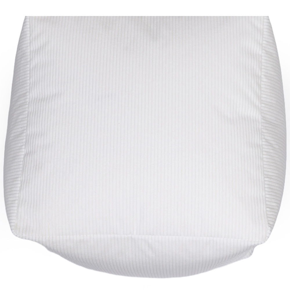 Kaikoo Cream Cord Cube Seat Image 6