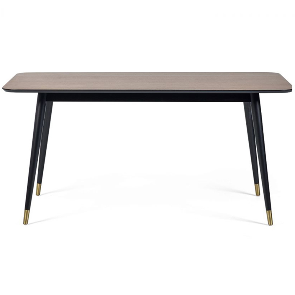 Julian Bowen Findlay Rectangular Table with Set of 4 Grey Hadid Chairs Image 3