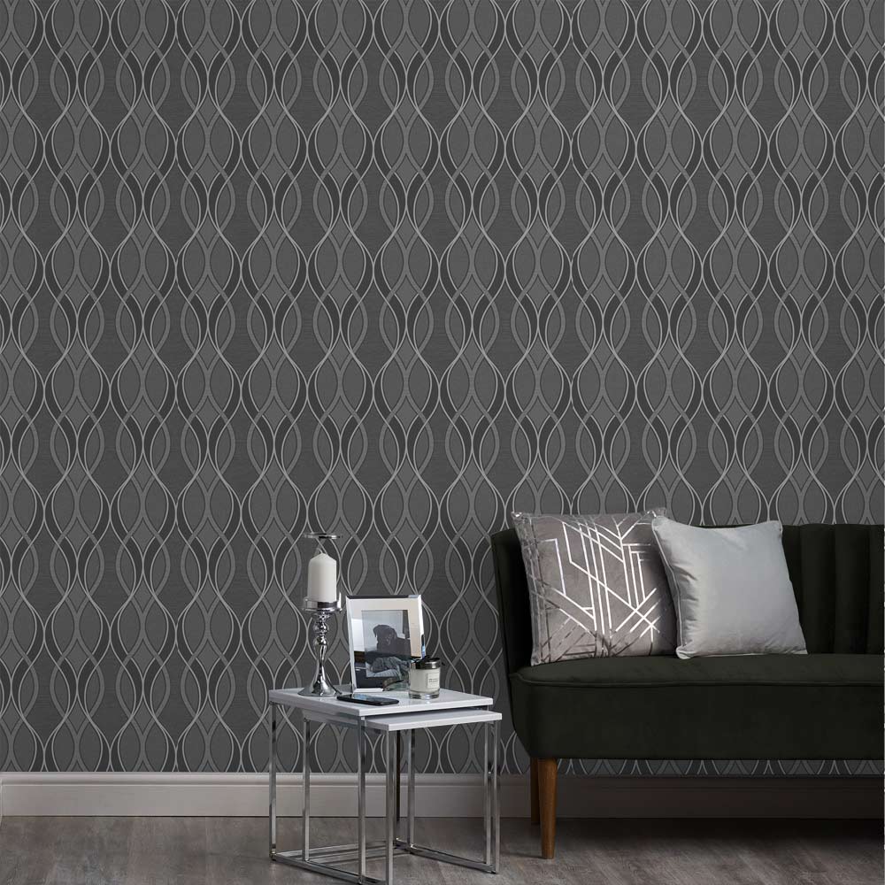 Sublime Ribbon Geo Charcoal/Silver Wilko