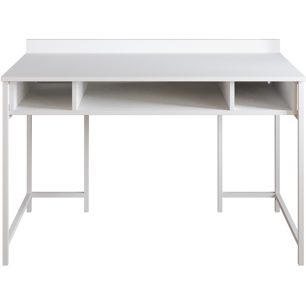 Decorotika Tumata 3 Shelf Study Desk White Image 2