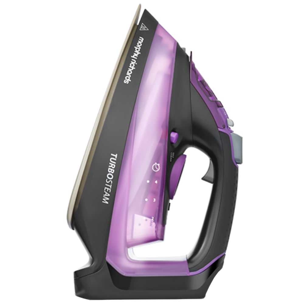 Morphy Richards 638186 Purple Turbosteam Iron 2800W Image 1