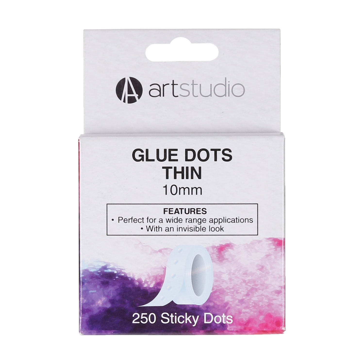 Pack of 250 Thin Glue Dots 10mm Image