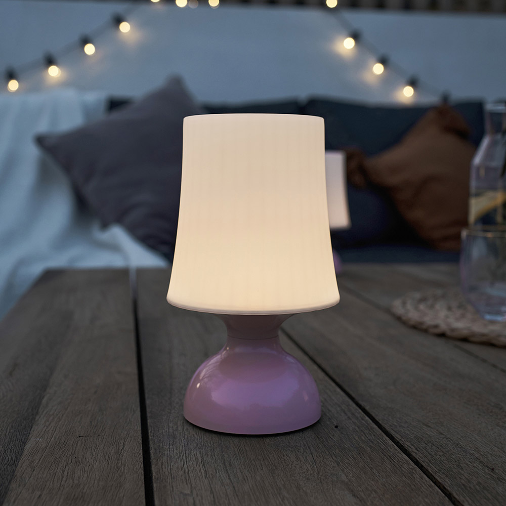 ValueLights Colmar 2 Pack Pink Table Lamp Image 5