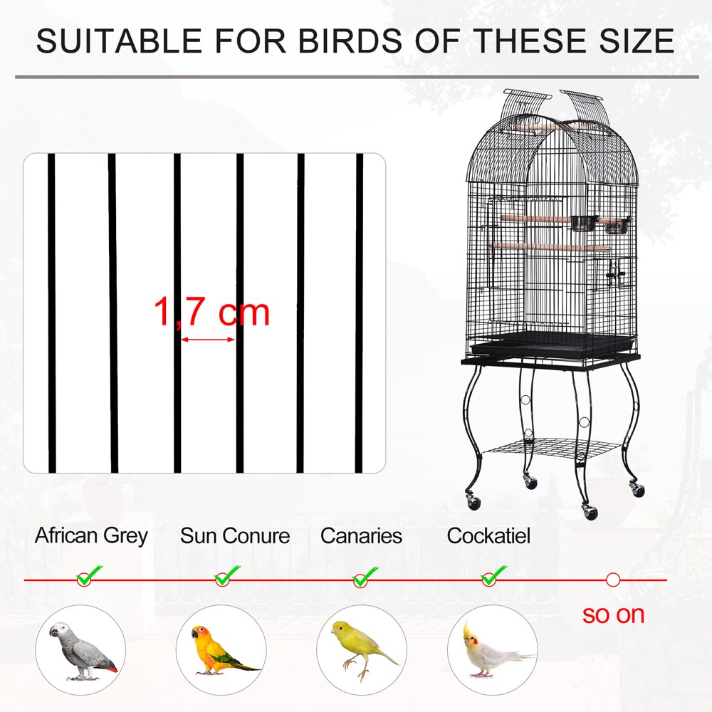 PawHut Large Metal Bird Cage Image 5