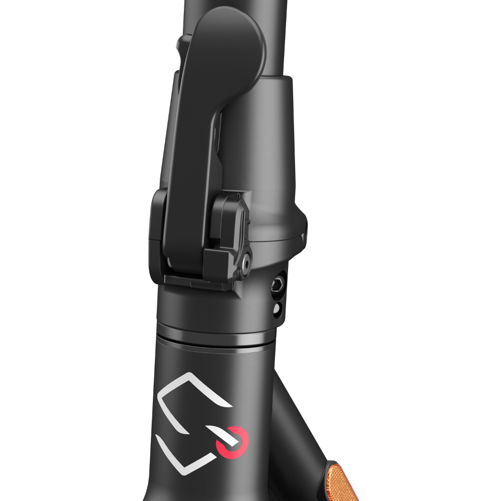 Sharp Black Kick Scooter with LED Light Footplate Image 7