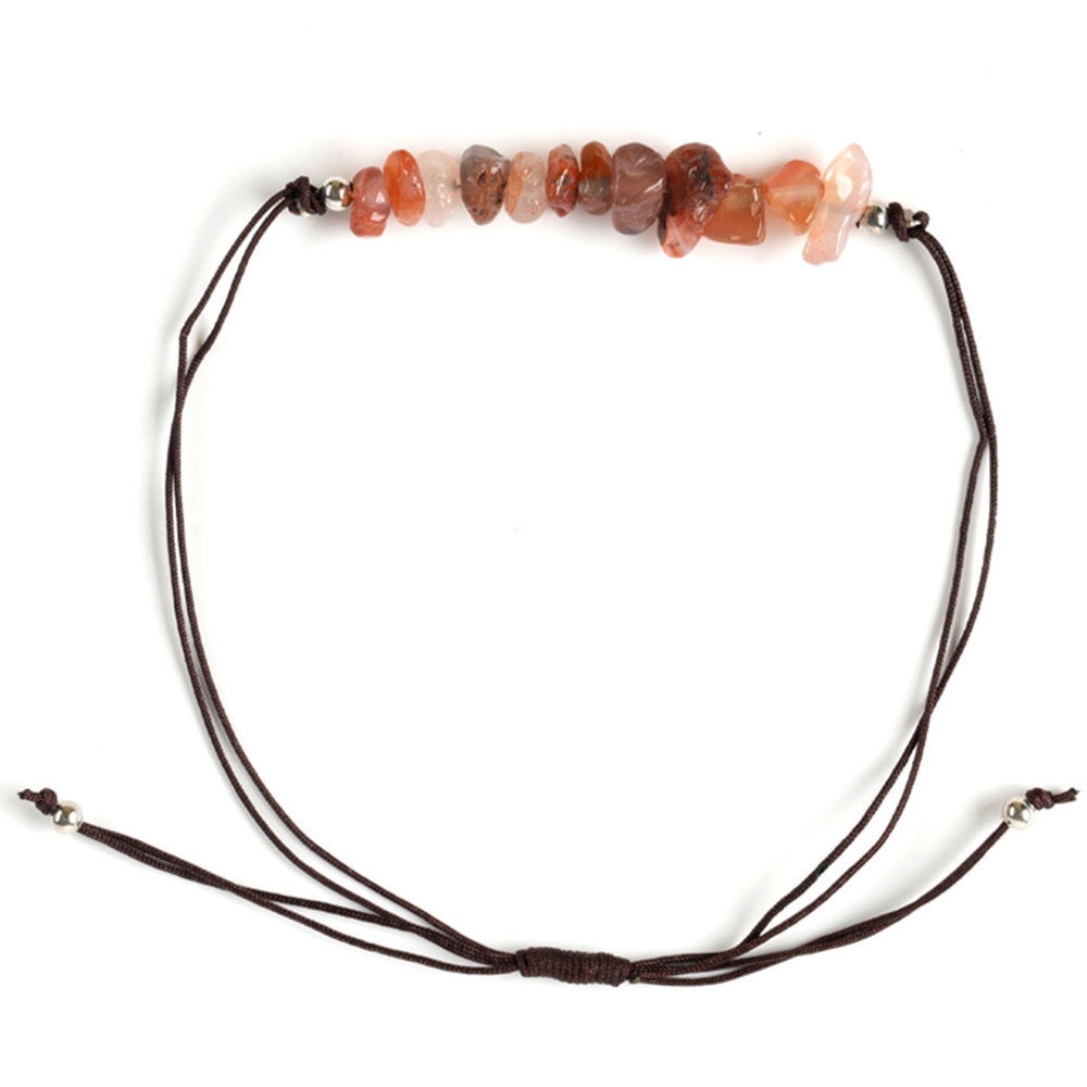 Myga Carnelian Gemstone Chip Bracelet Image 2