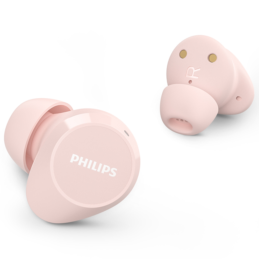 Philips TAT1209 Pink True Wireless Earphones with Portable Charging Case Image 3