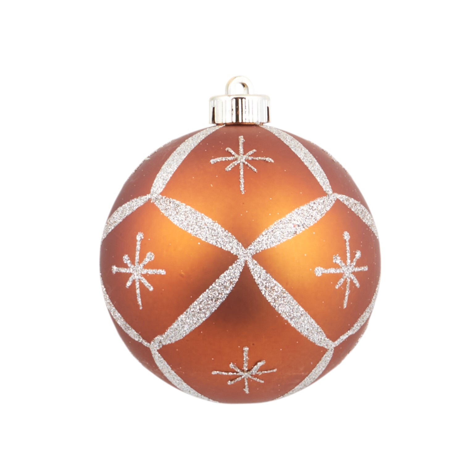 Pack of 4 Amber Charm Baubles Amber Image 4
