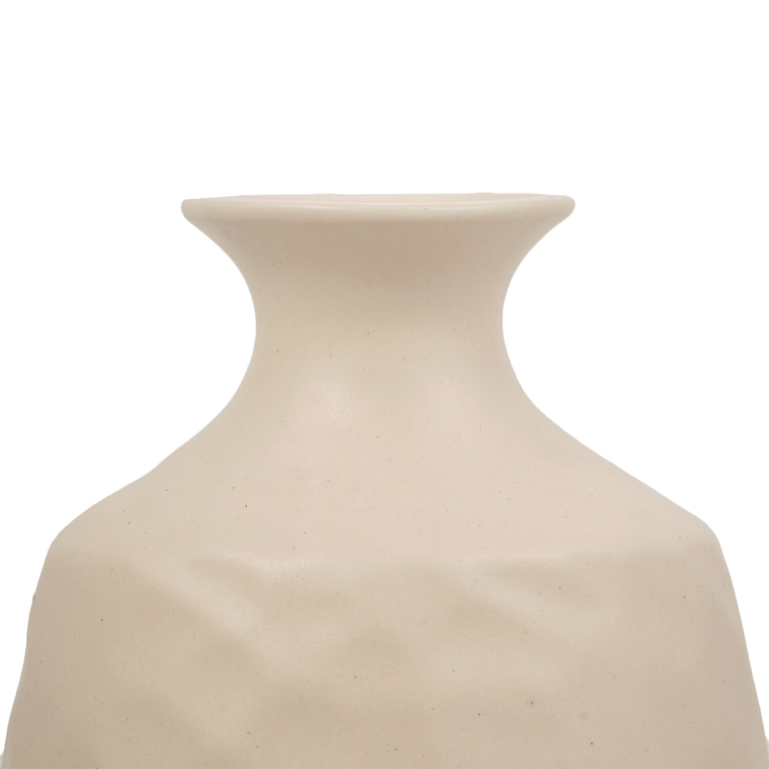 Astrid Textured Vase - Beige Image 2