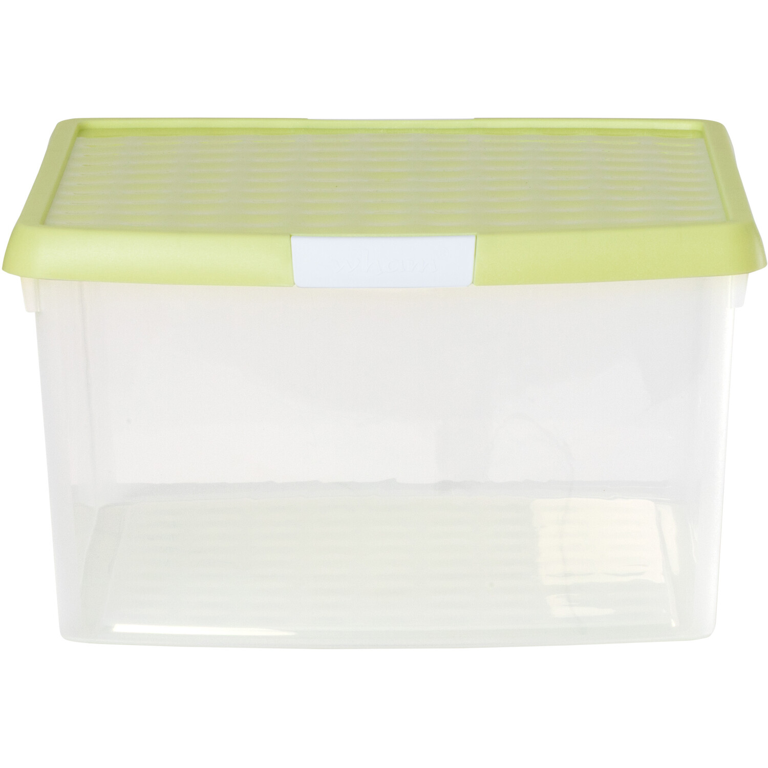 Wham Storage Box with Clip On Lid Green 25.5l Image 2