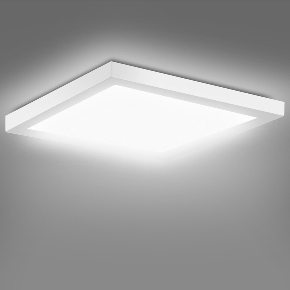 ExtraStar Cool White 24W LED Square Surface Mount Integrated Ceiling Light Image 2