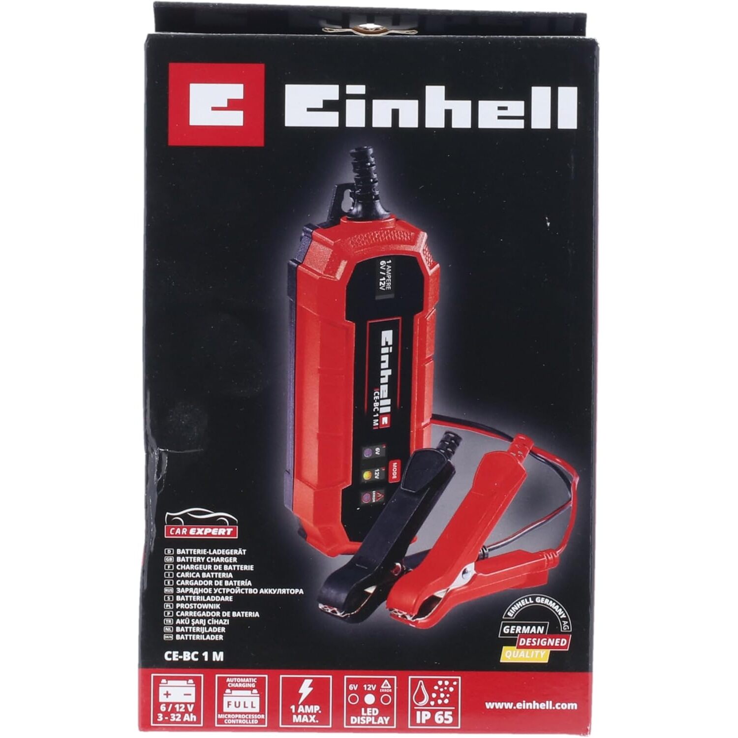 Einhell Red Vehicle Battery Charger - Red Image 1
