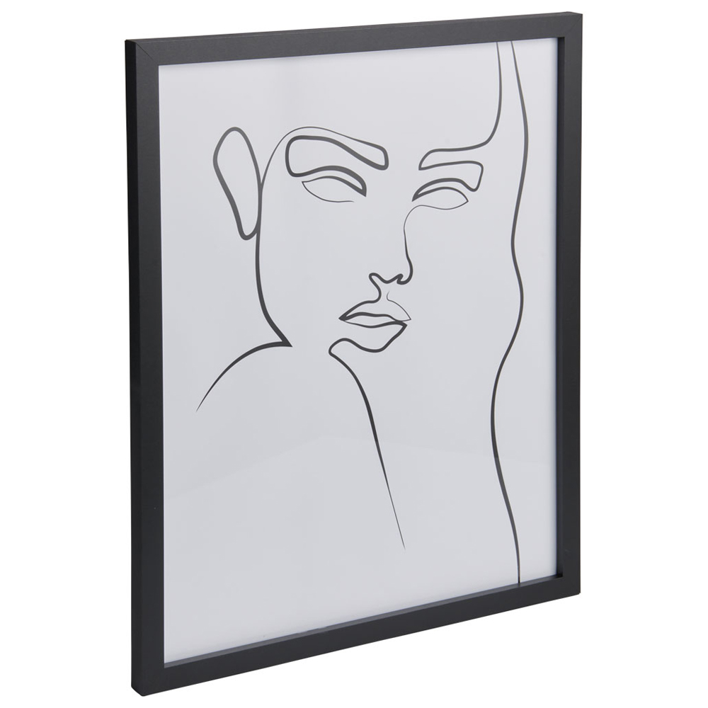Wilko Side Profile Portrait Framed Print 40 x 50cm Image 2
