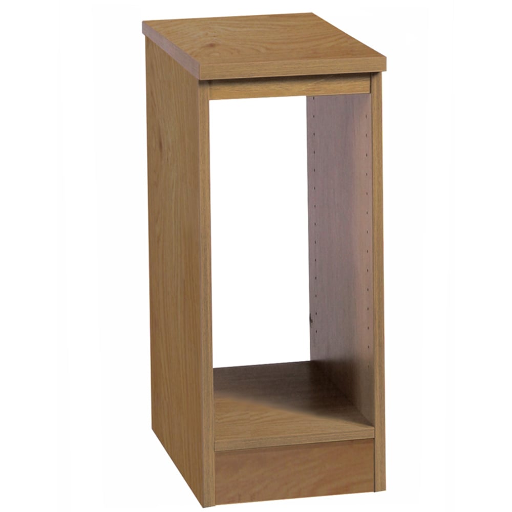 R White Cabinets Desktop Tower Storage Brown Image 2