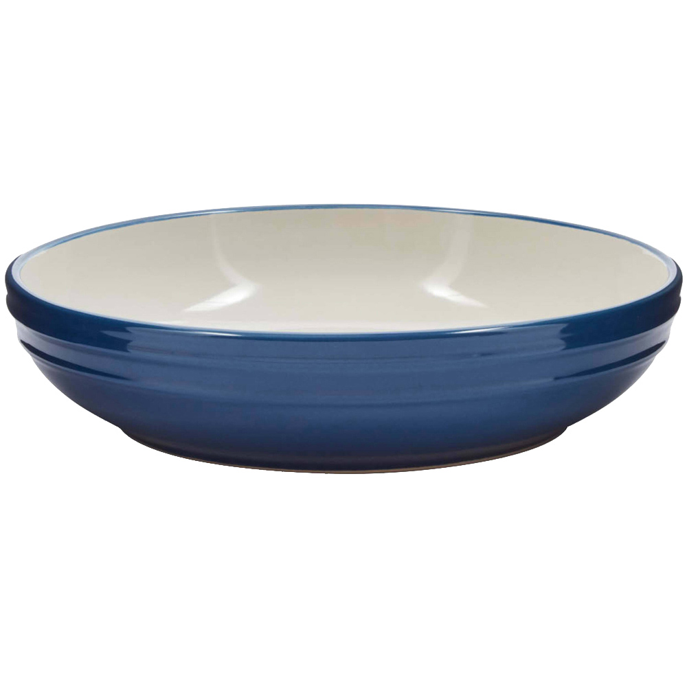Barbary and Oak Set of 4 Limoges Blue Pasta Bowls Image 1