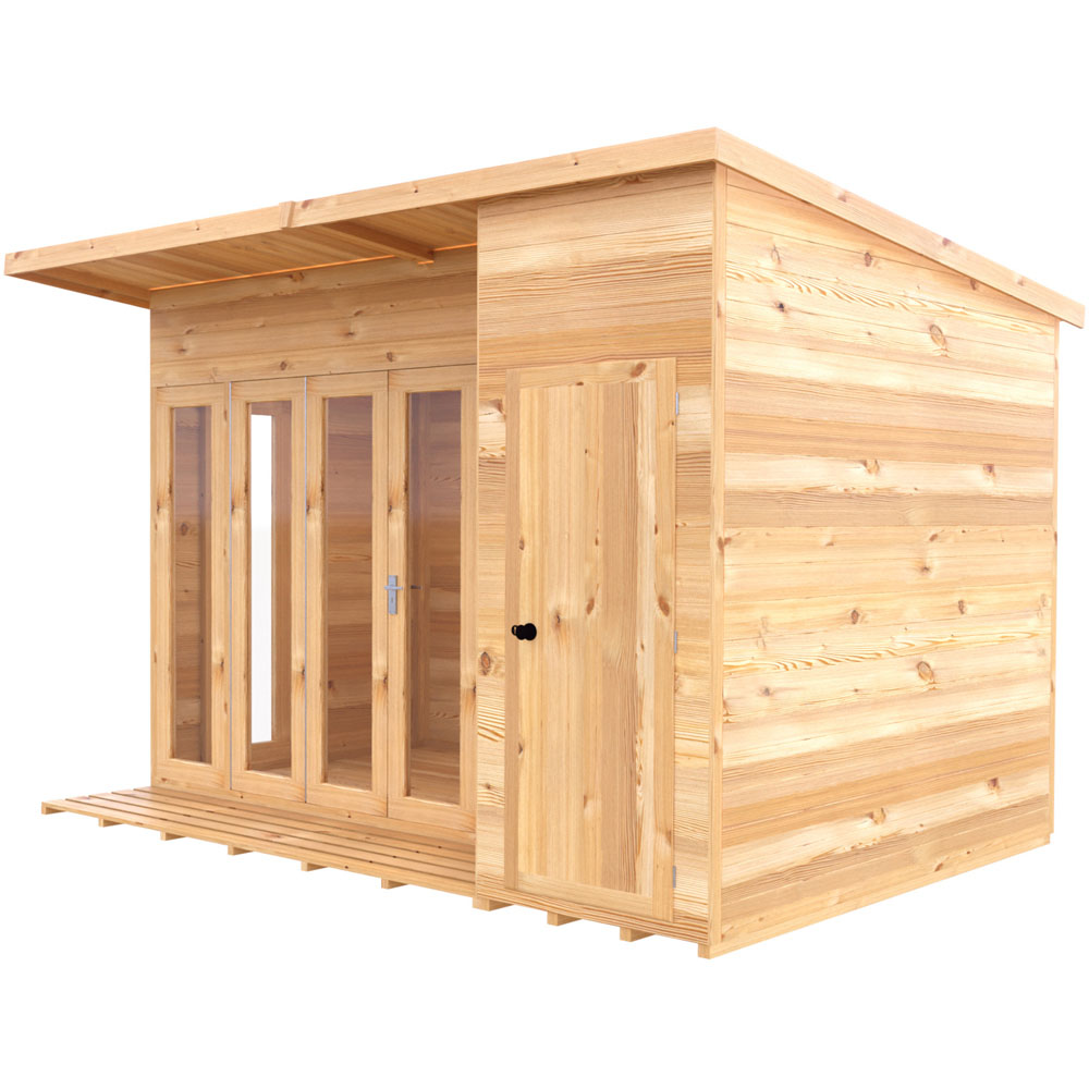 Shire Aster 12 x 8ft Shiplap Right Hand Storage Pent Summerhouse Image 5