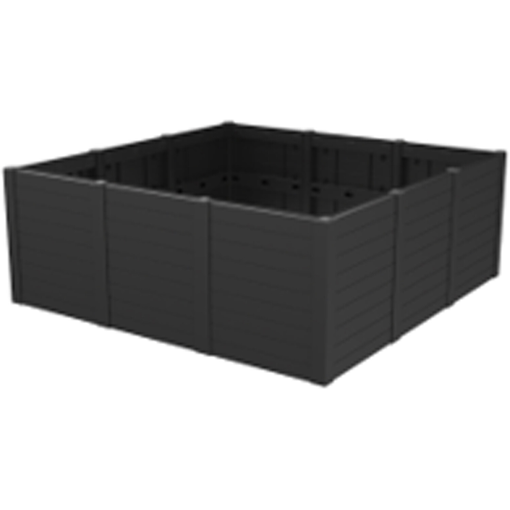 Tierra Verde 12 Panel Raised Bed Black Image 1