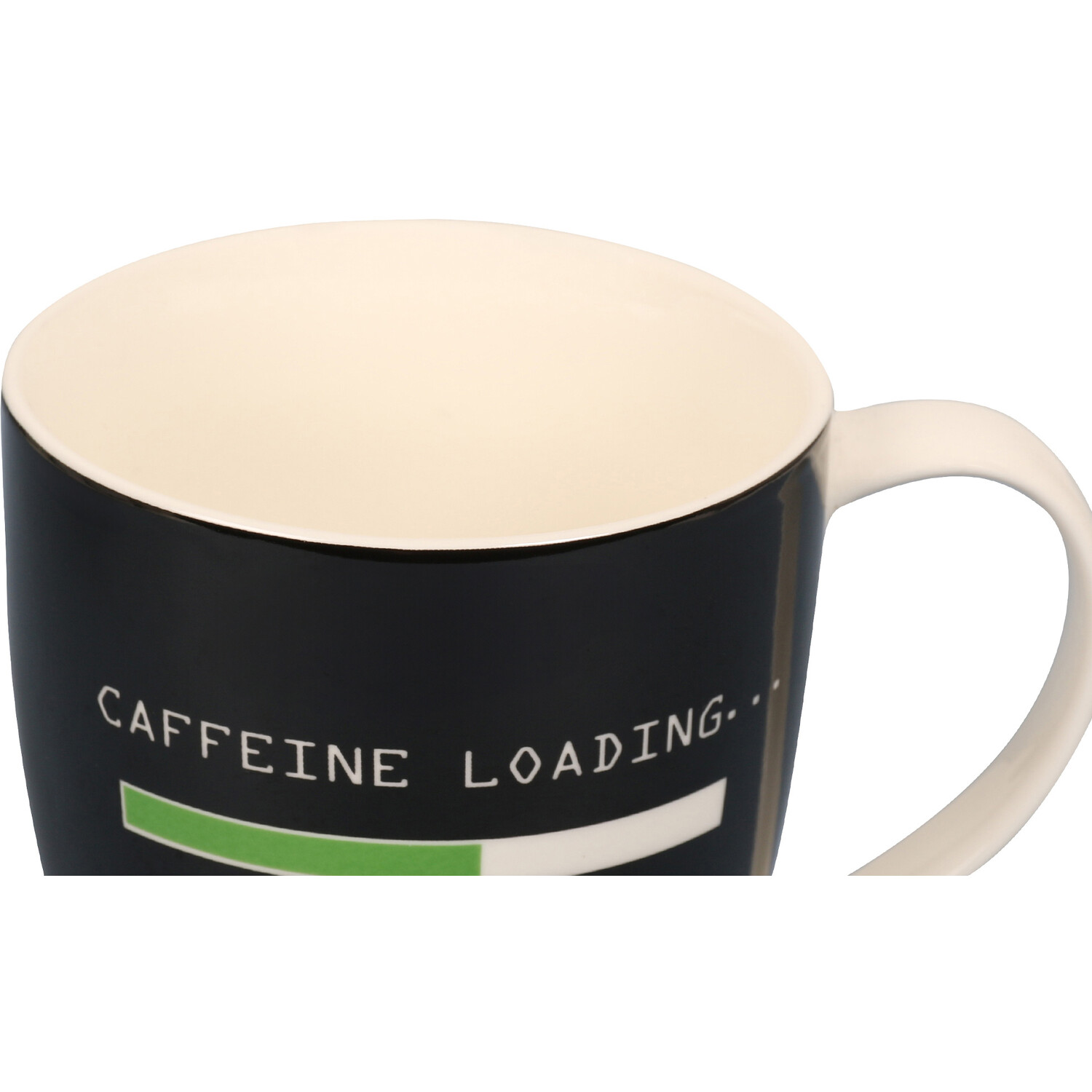 Caffeine Loading Jumbo Mug - Black Image 3