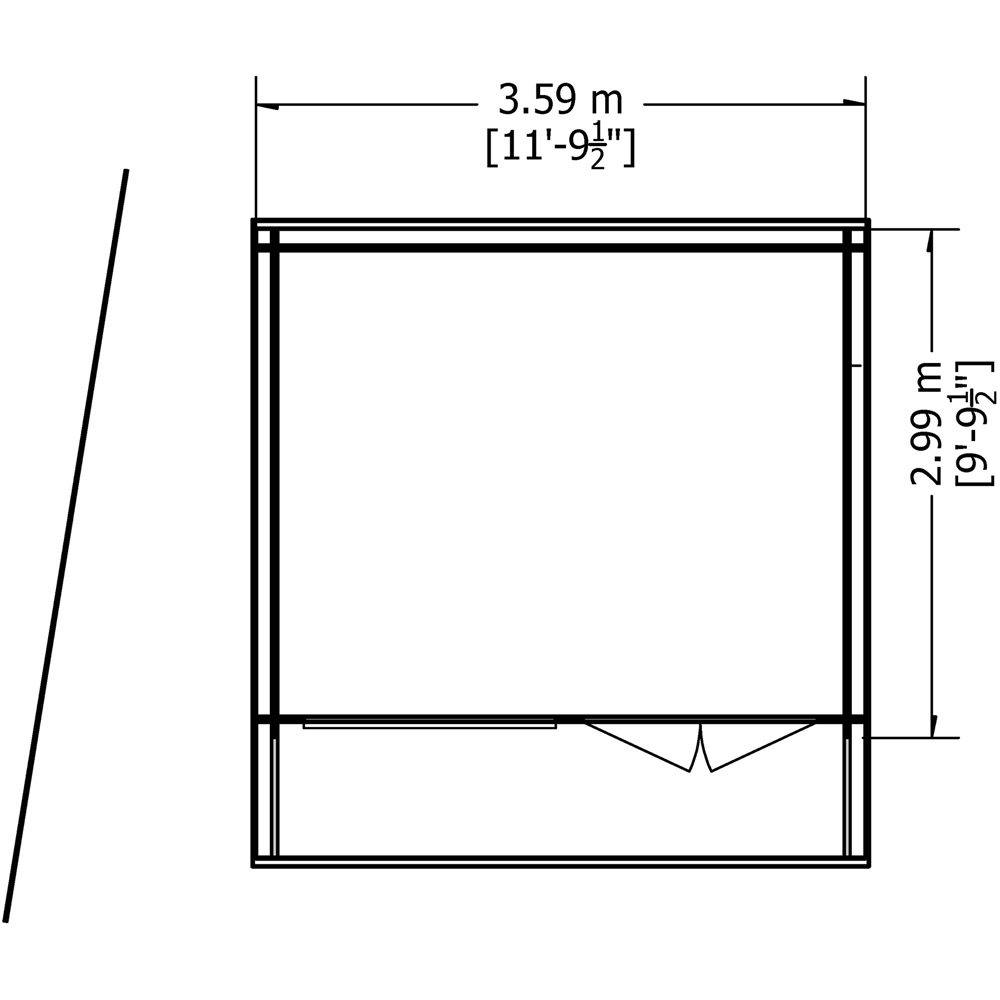 Shire Belgravia 12 x 8ft Log Cabin Image 6