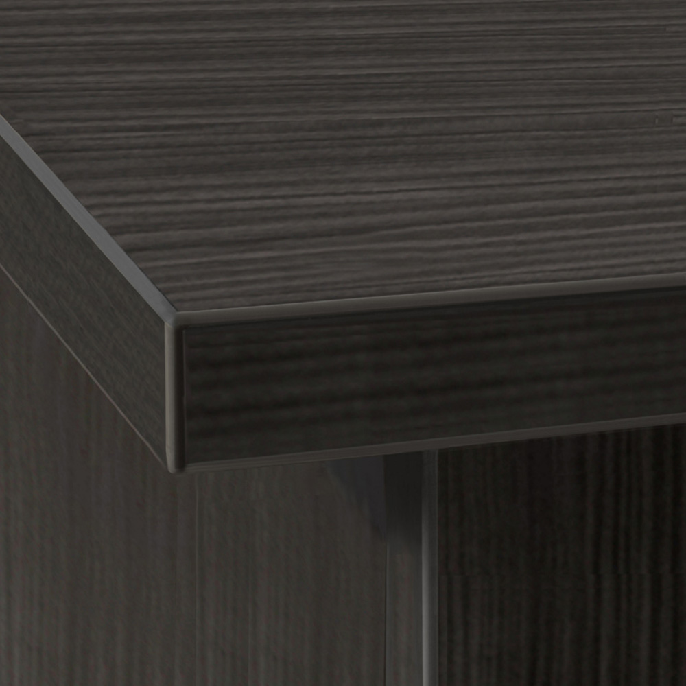 R White Cabinets 5 Shelf Black Tall Bookcase Image 3