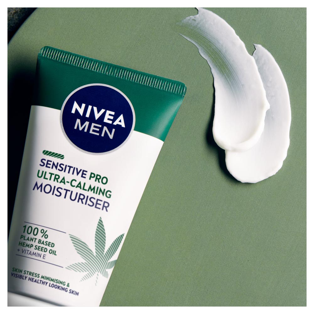 Nivea Men Sensitive Pro Ultra Calming Moisturiser with Hemp Oil 75ml Image 4