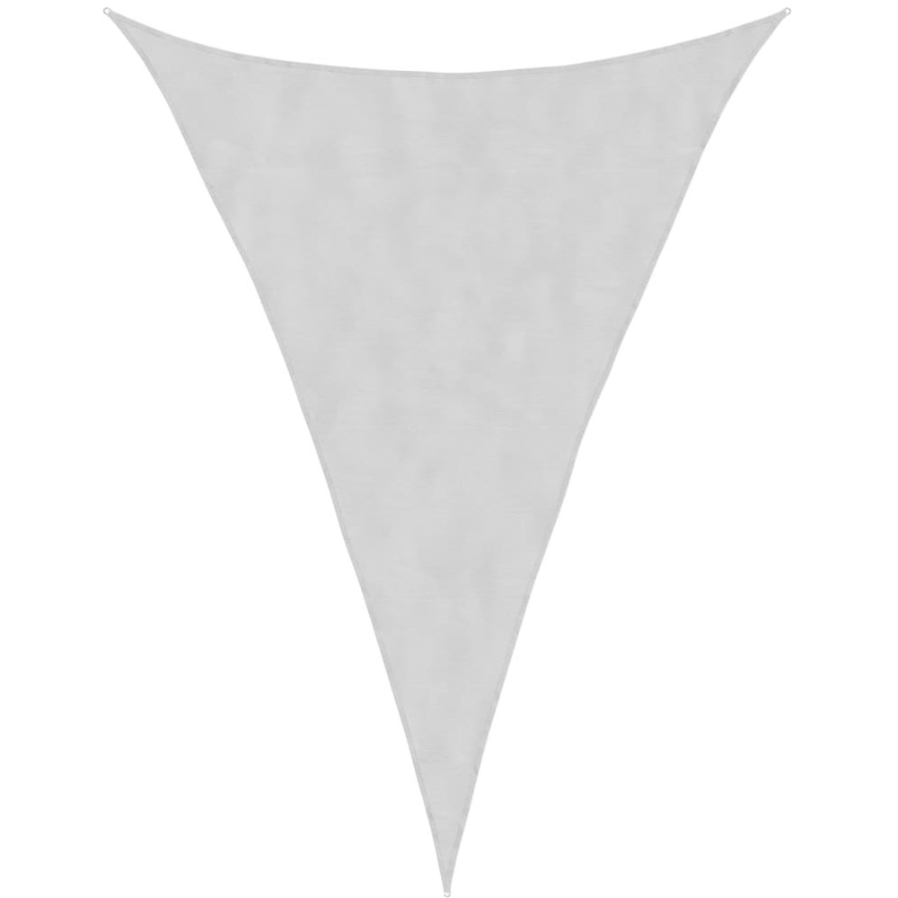 vidaXL Grey Triangular Sun Shade Sail 5 x 7 x 7m Image 1