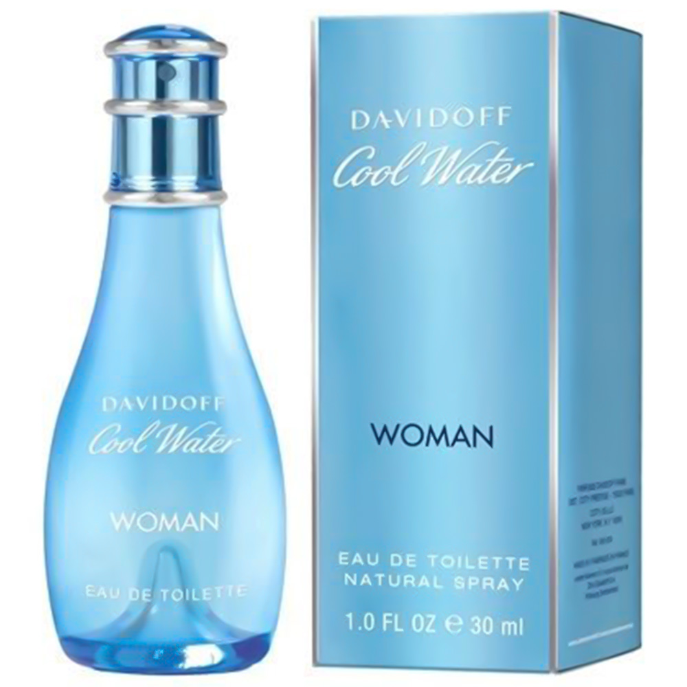 Davidoff Cool Water Women's Eau De Toilette 30ml Image 2