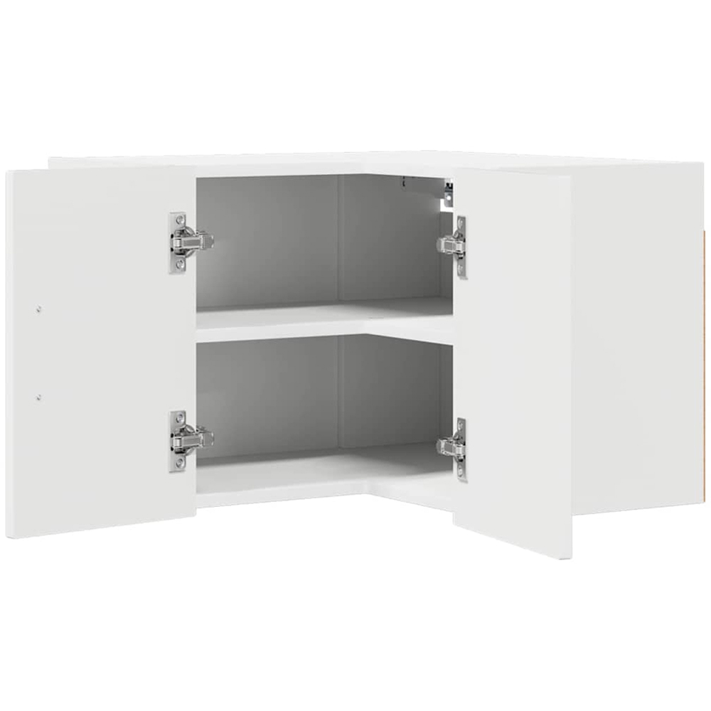 vidaXL Kalmar 2 Door High Gloss White Wall Kitchen Cabinet Image 5